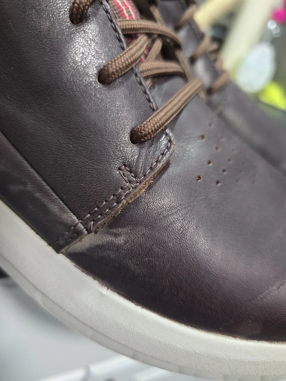 Timberland Size 10 Men's Brastreet Ultra Leather Dark Brown Chukka Boots
